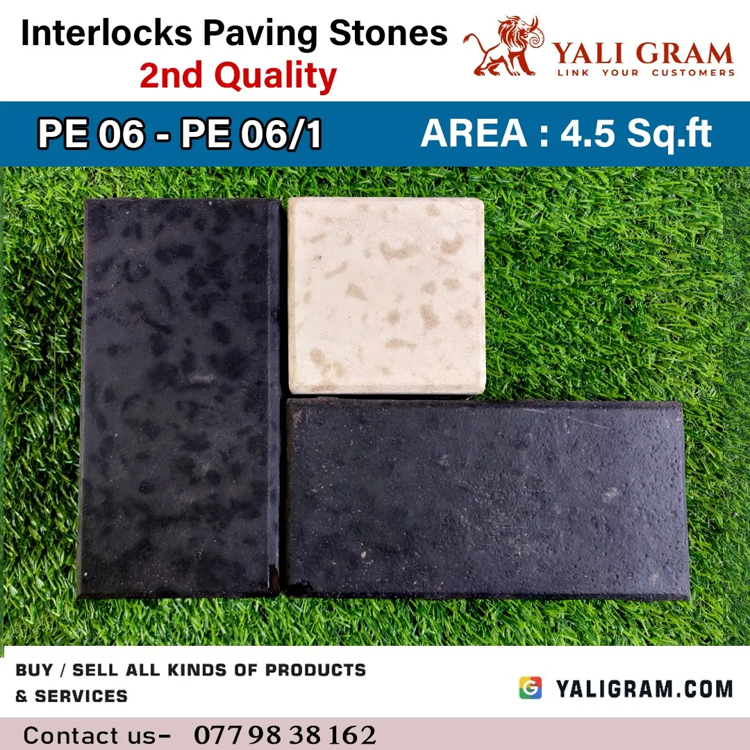 Interlocking Paving Stone – PE 06 – PE 06/1 ( 2nd Quality )
