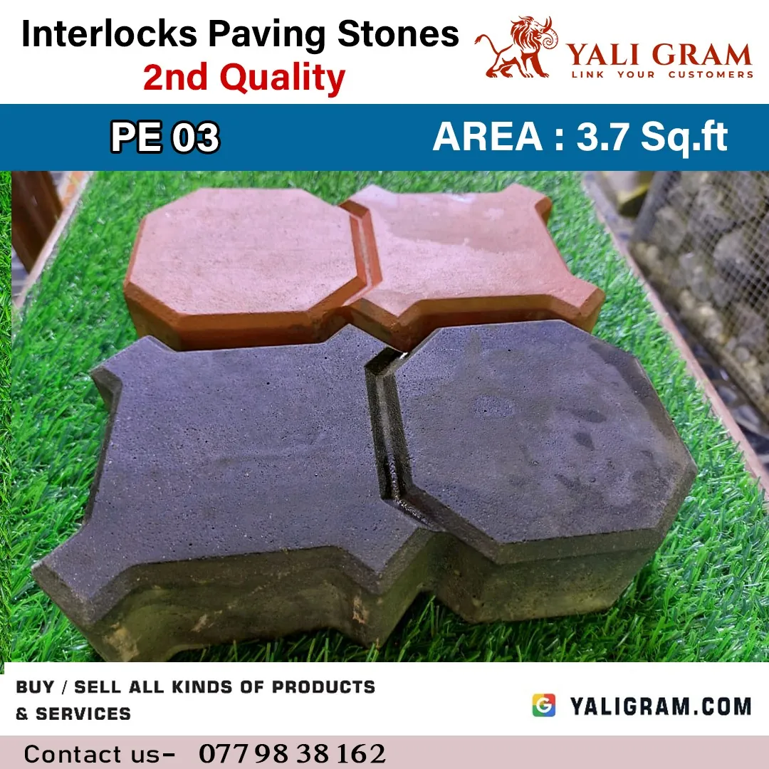 Interlocking Paving Stone – PE 03 ( 2nd Quality )