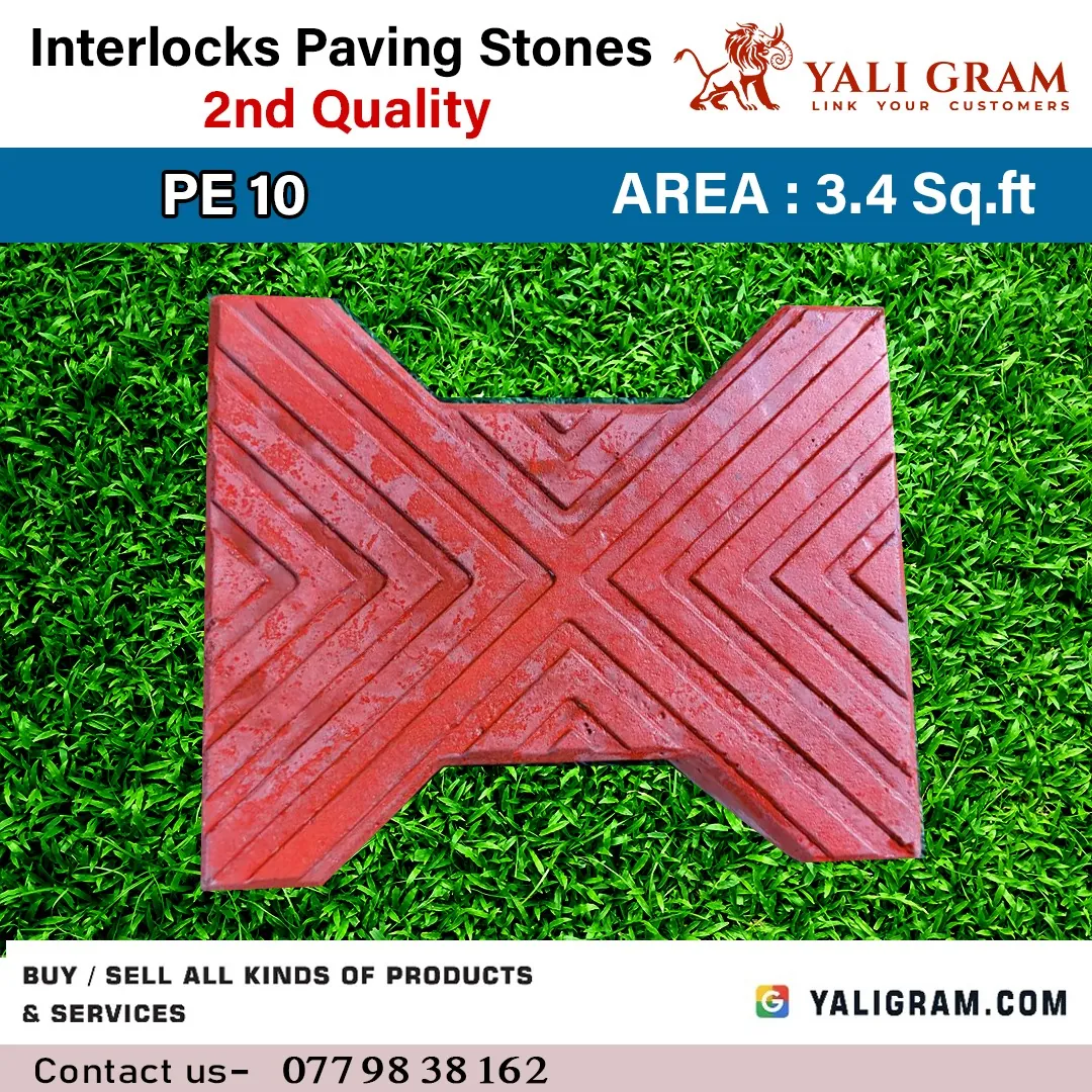 Interlocking Paving Stone – PE 10 ( 2nd Quality )