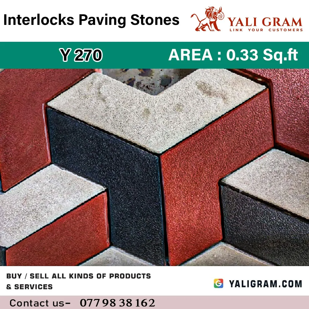 Interlocking Paving Stone – Y270 ( 1st Quality )