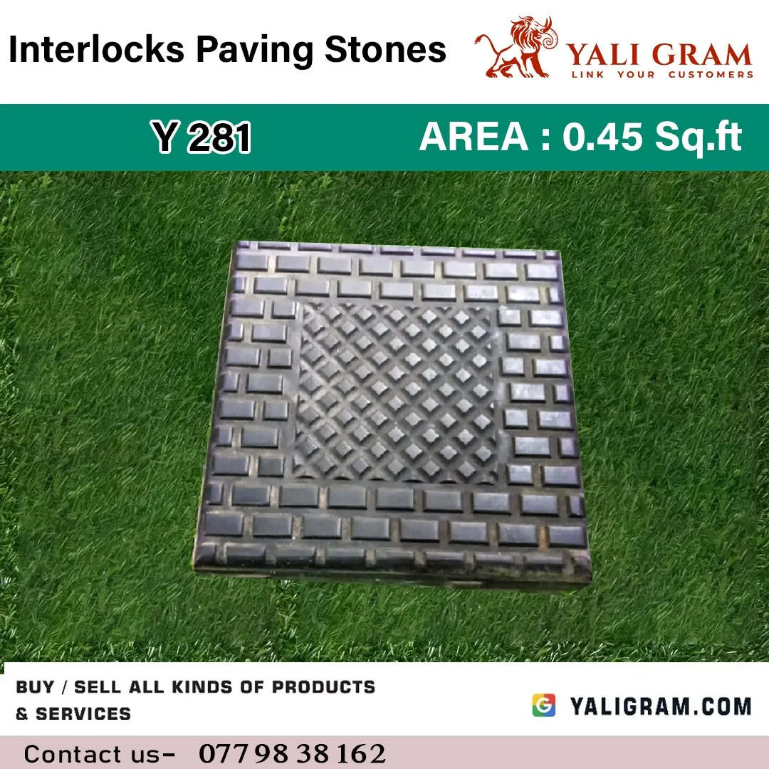 Interlocking Paving Stone – Y281 ( 1st Quality )