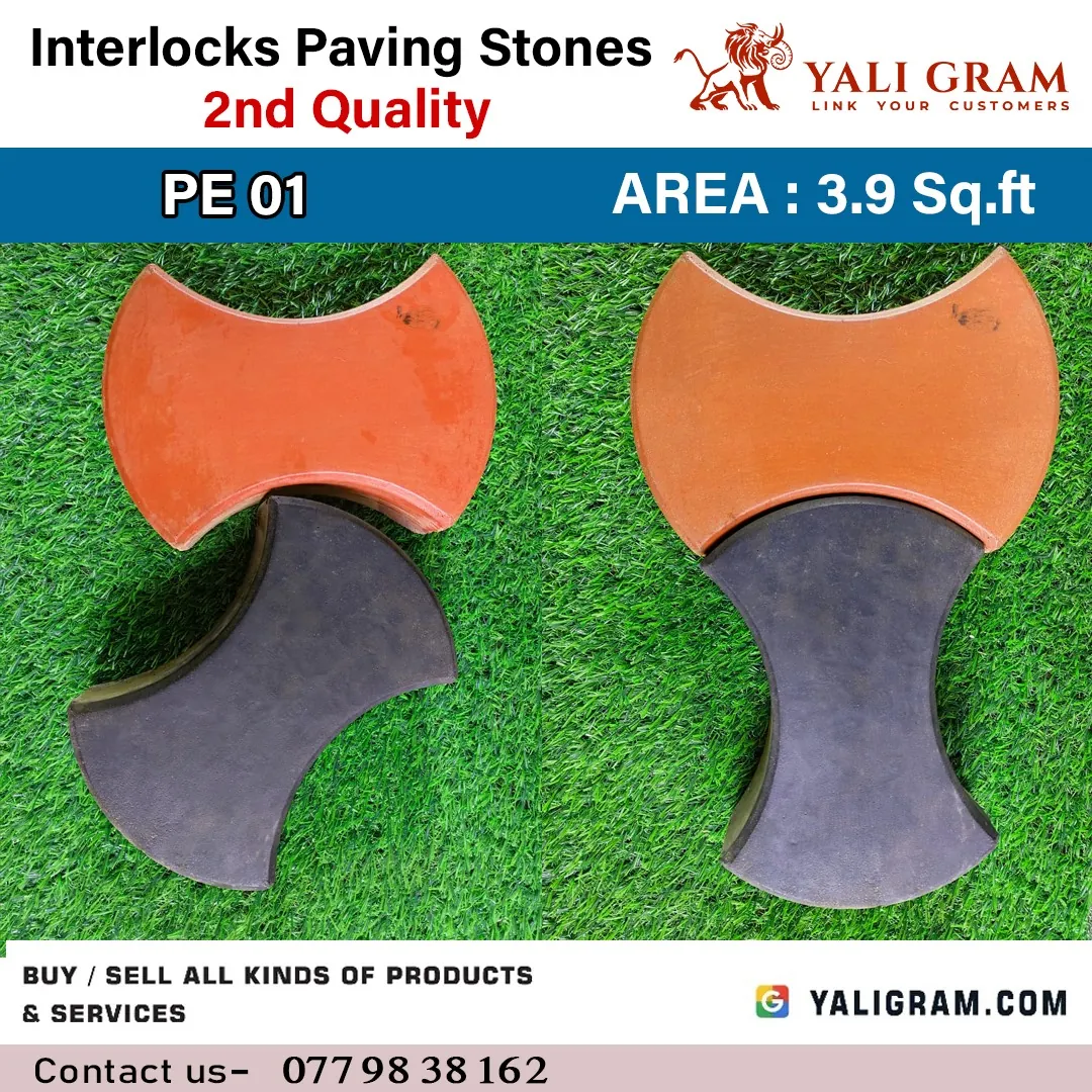 Interlocking Paving Stone – PE 01 ( 2nd Quality )