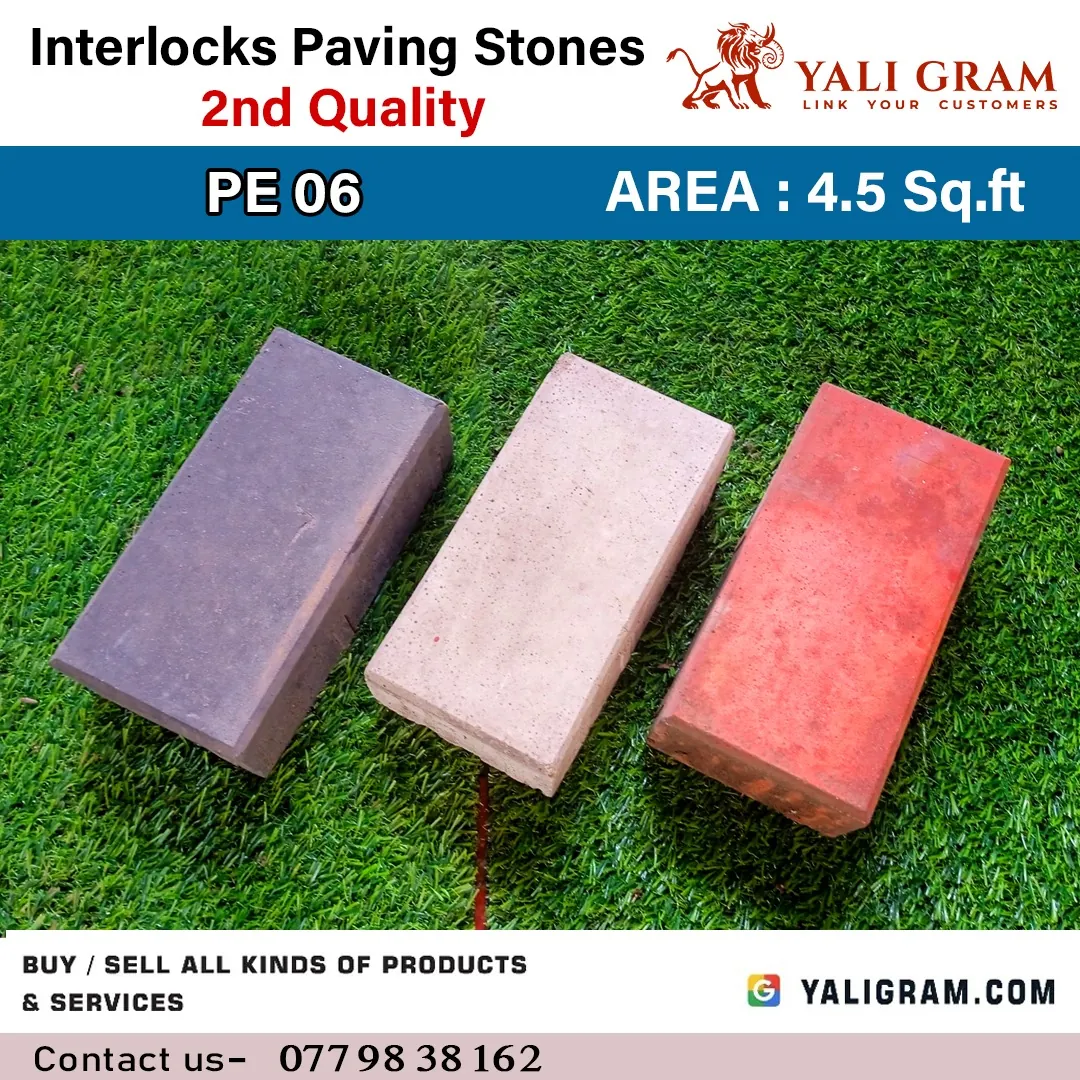 Interlocking Paving Stone – PE 06 ( 2nd Quality )