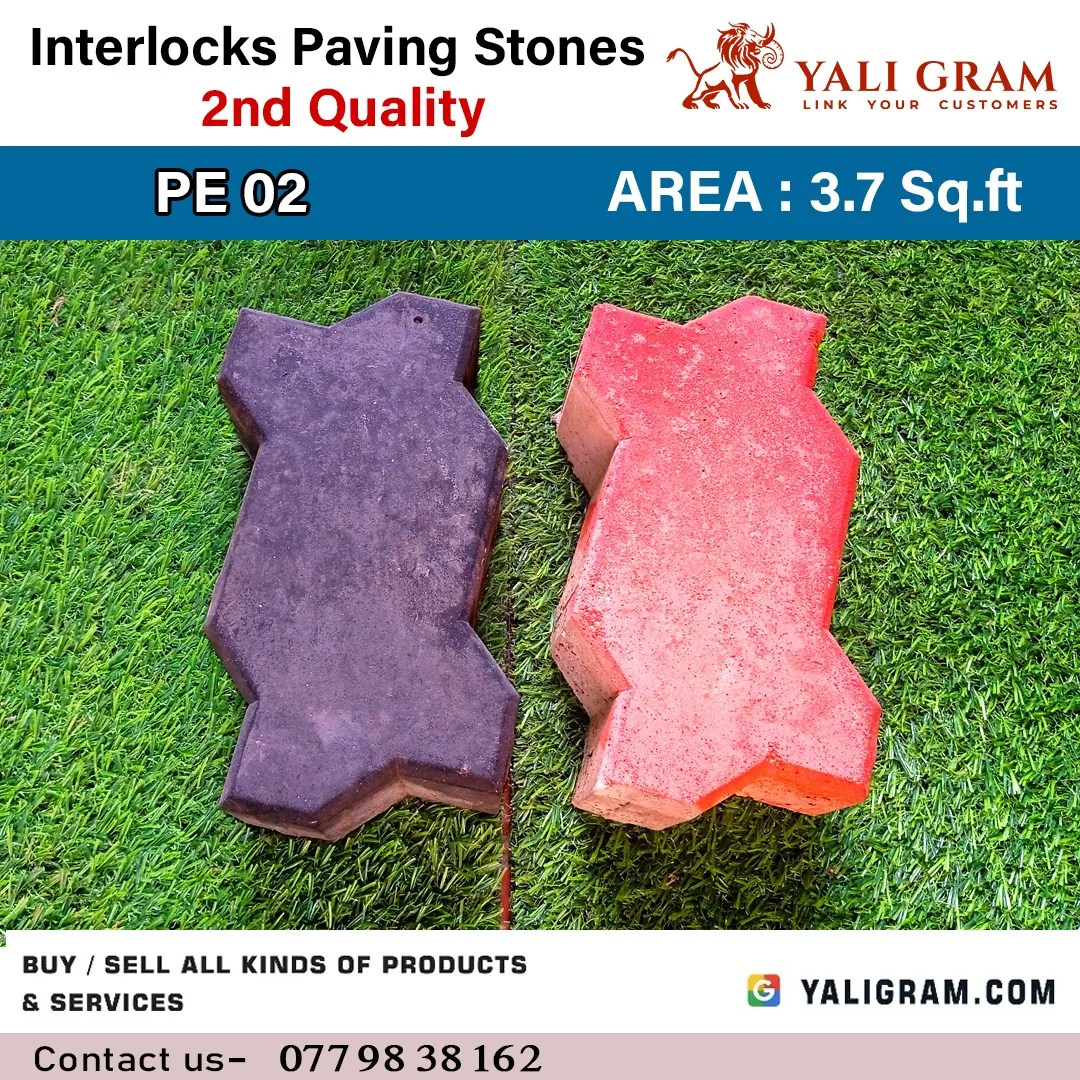 Interlocking Paving Stone – PE 02 ( 2nd Quality )